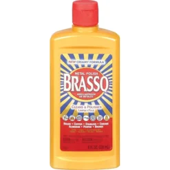 Brasso® Tarnish Remover, Metal Polish, Contains No Harsh Acids, 8 Oz., 8/Carton (2660089334)