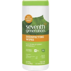 7th Generation Disinfecting Wipes, Lemon Scent, 35 Wipes/Container (22812)