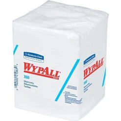 X60 Washcloths, 12 1/2 X 10, White, 70/Pk, 8 Packs/Ct