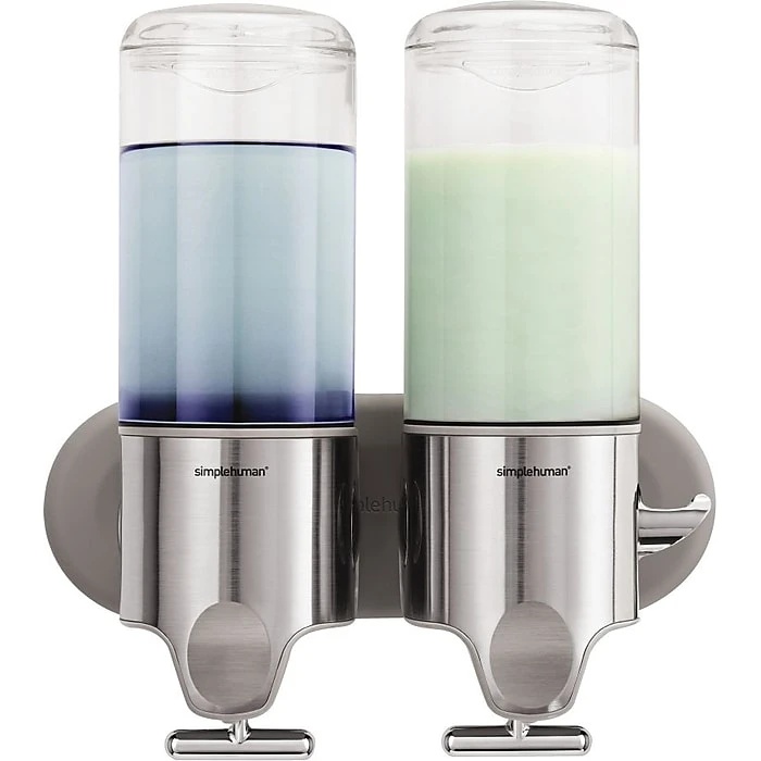 Simplehuman Universal Wall Mounted Hand Soap Dispenser, Silver (BT1028)