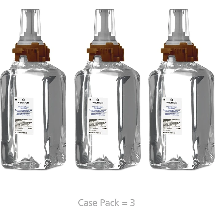 Brighton Professional™Foam Soap, Unscented, Refill, 1,250 Ml. - Image 2