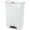 Rubbermaid® Slim Jim Resin Front Step-On Trash Can, 24 Gallons (1883561)