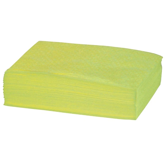 A&B Wiper Treated Yellow Dust Cloth, 24" X 23", 500/Ct