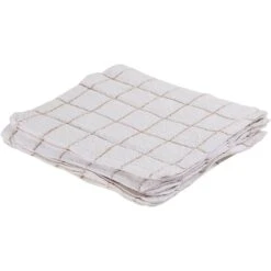 Monarch Brands Terry Dish Cloths, 12" X 12", Tan, 12/Pk (DISH-TAN)