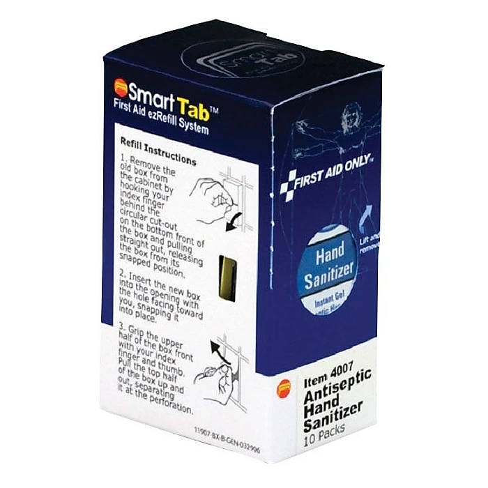 First Aid Only Antiseptic Hand Sanitizer Packets, 10/Box (FAE-4007) - Image 3