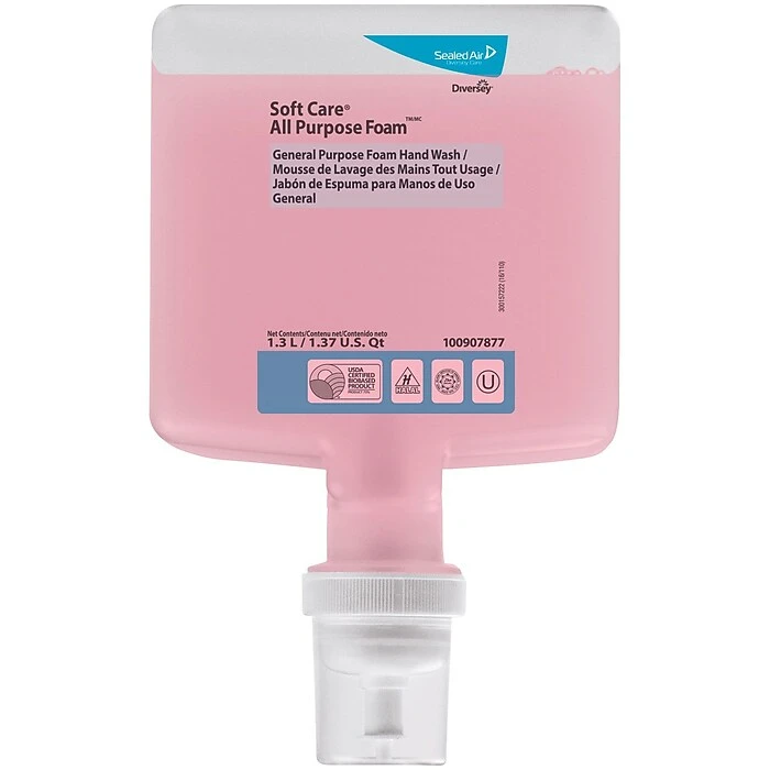 Soft Care® All Purpose Foaming Hand Wash, Quart, Floral Scent, 6/Carton (100907877)