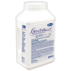 BruTab 6S Disinfectant & Sanitizer Tablets, 13.1mg, 256/Tub, 2 Tubs/Carton (161021-8N)