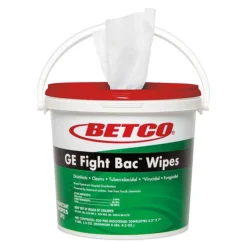 Betco GE Fight Bac Disinfecting Wipes, 500 Wipes/Container, 500/Pack (392F100)