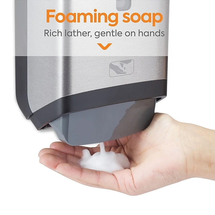 Coastwide Professional™ J-Series Foam Hand Soap, Fragrance-Free, 1200 ML, 2/Carton (CWJSR-FRG) - Image 4