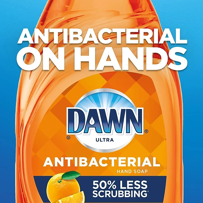 Dawn Ultra Antibacterial Liquid Dish Soap, Orange, 38 Oz. (00179/91092) - Image 3