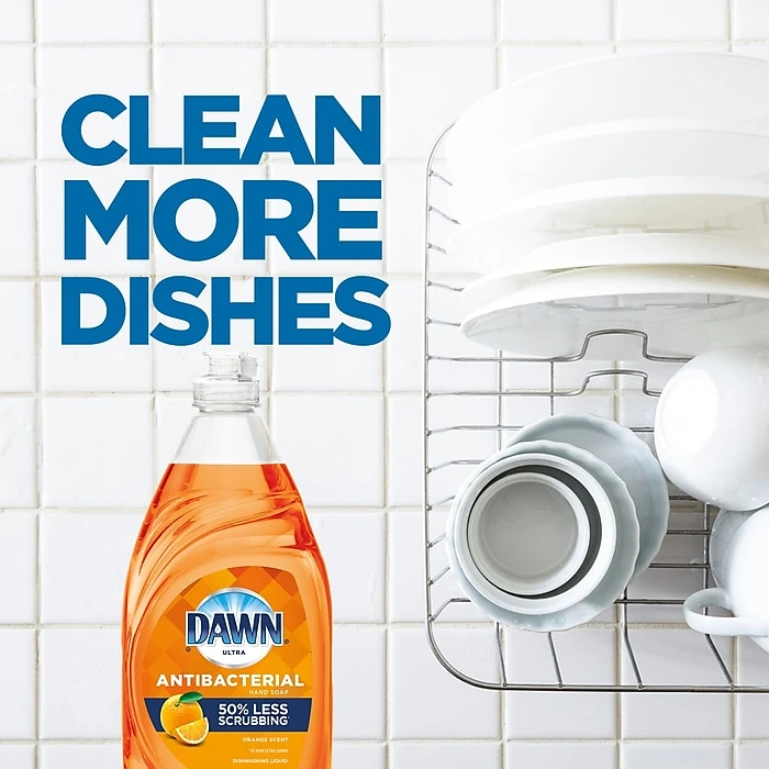 Dawn Ultra Antibacterial Liquid Dish Soap, Orange, 38 Oz. (00179/91092) - Image 4