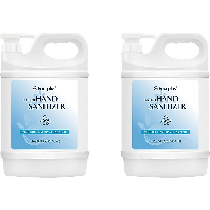 Fourplus Instant Liquid Hand Sanitizer, 169 Oz., 2/Carton (Fourplus5LHS)