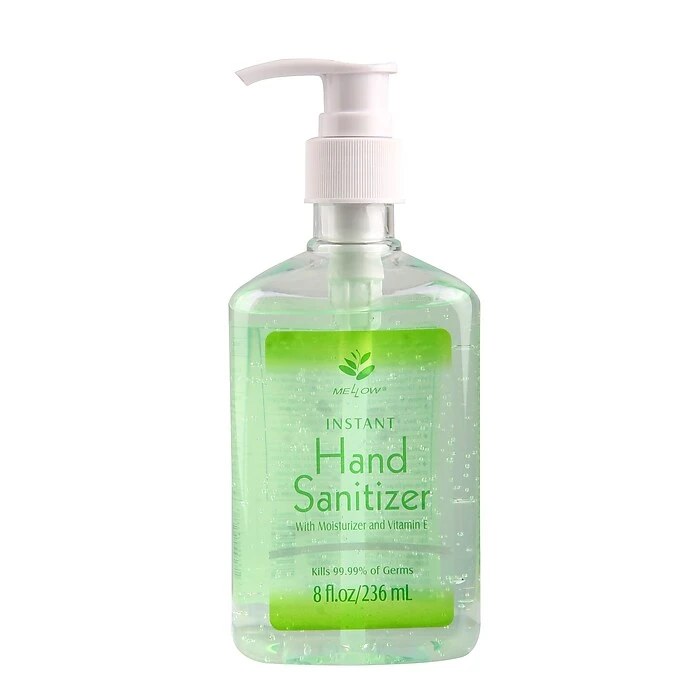 Mellow Gel Hand Sanitizer With Moisturizer And Vitamin E, 8 Oz. (ML312)