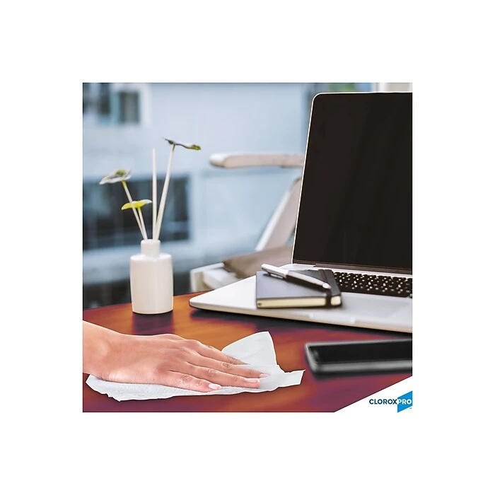 CloroxPro™ Clorox® Disinfecting Wipes, Lemon Fresh, 75 Count (15948) - Image 7