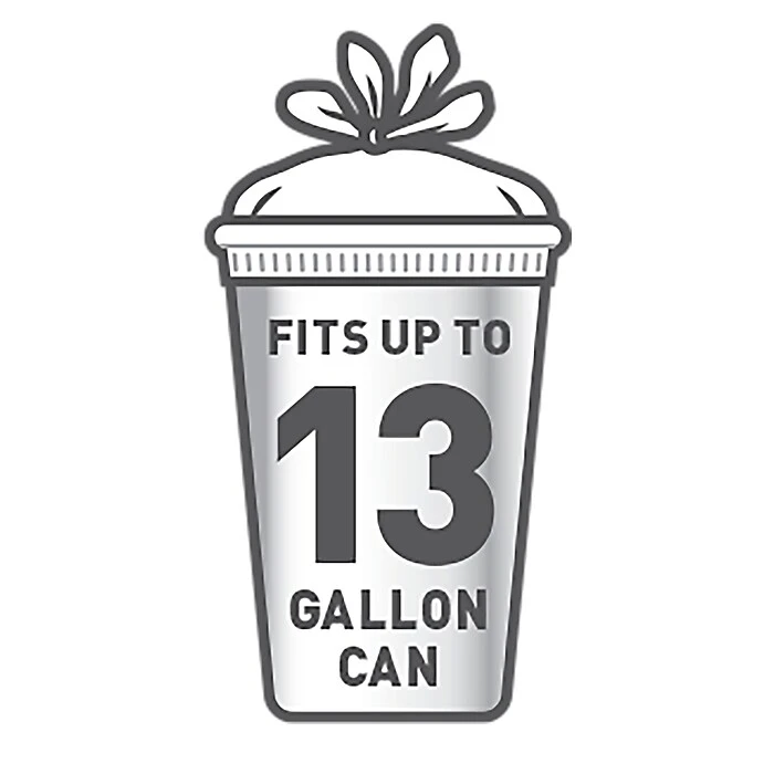 Glad® Quick-Tie® Tall Kitchen CloroxPro™ Trash Bags - 13 Gallon - 200 Count (15931) - Image 3