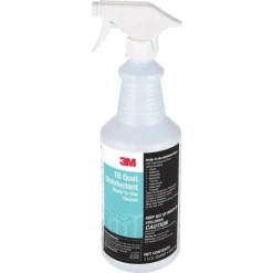 3M TB Quat Disinfectant Ready-To-Use Cleaner, Lemon, 32 Oz., 12/Carton (7100034339)