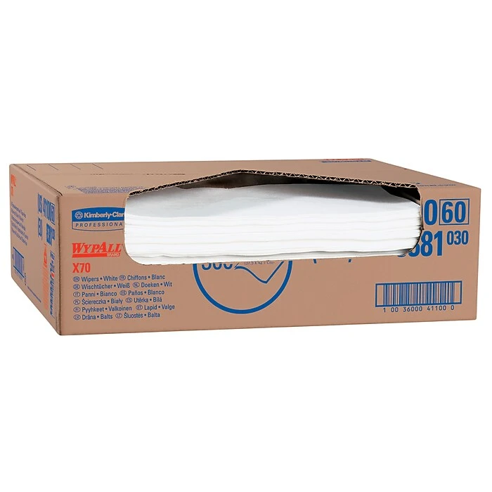 WypAll X70 HYDROKNIT Wipers, White, 300/Carton (41100) - Image 4