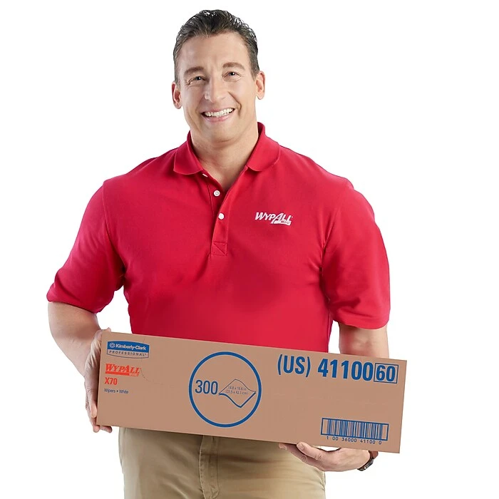 WypAll X70 HYDROKNIT Wipers, White, 300/Carton (41100) - Image 7