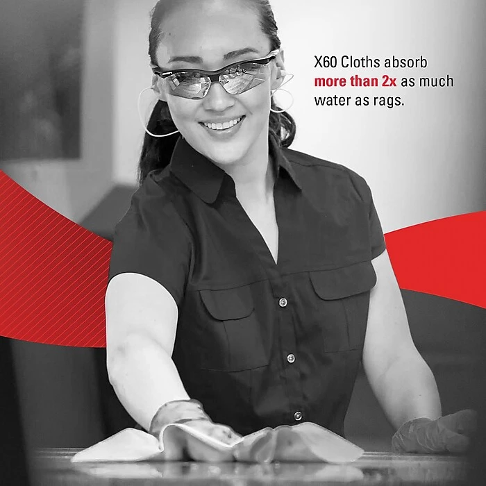 WypAll X60 Hydroknit Wipers, White, 126 Wipes/Box (34790) - Image 4