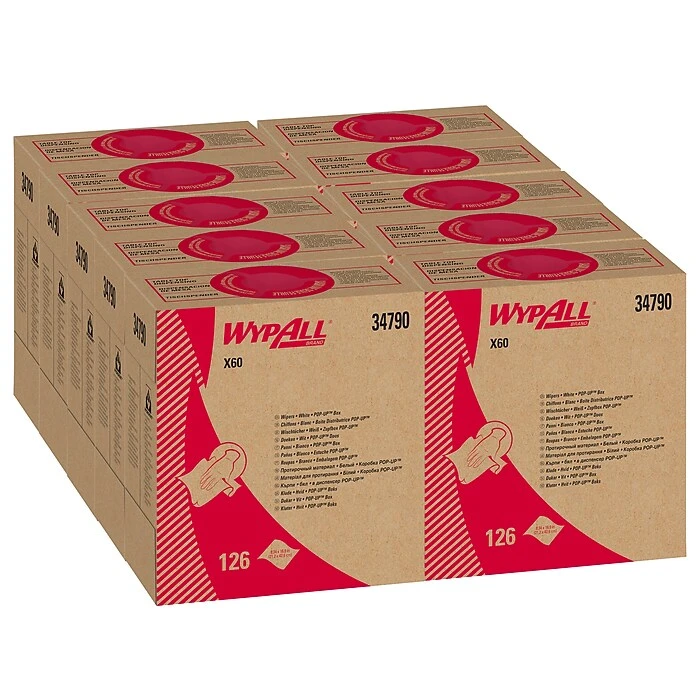 WypAll X60 Hydroknit Wipers, White, 126 Wipes/Box (34790) - Image 7