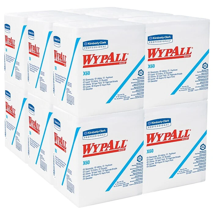 WypAll X60 Nylon Wipers, White, 76 Wipers/Pack, 12 Packs/Carton (34865) - Image 2