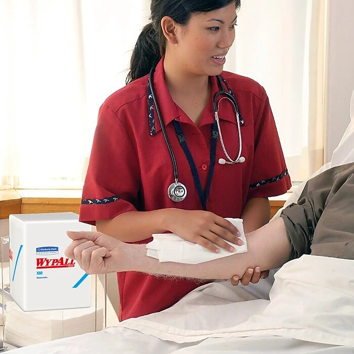 WypAll X60 Nylon Wipers, White, 76 Wipers/Pack, 12 Packs/Carton (34865) - Image 6