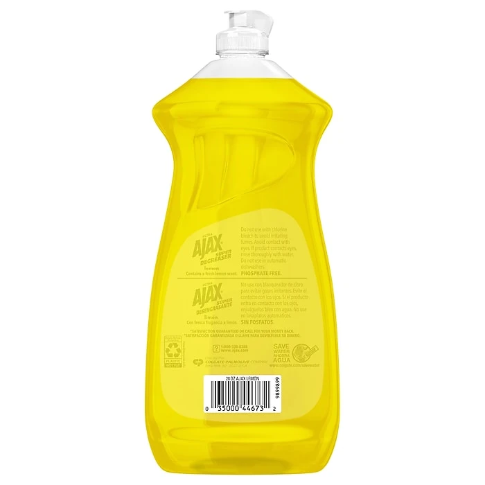 Ajax® Ajax Super Degreaser Liquid Dish Soap, Lemon, 28 Oz. (144673) - Image 3