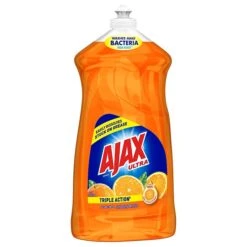 Ajax® Ajax Triple Action Liquid Dish Soap, Orange, 52 Oz., 6/Carton (149860)