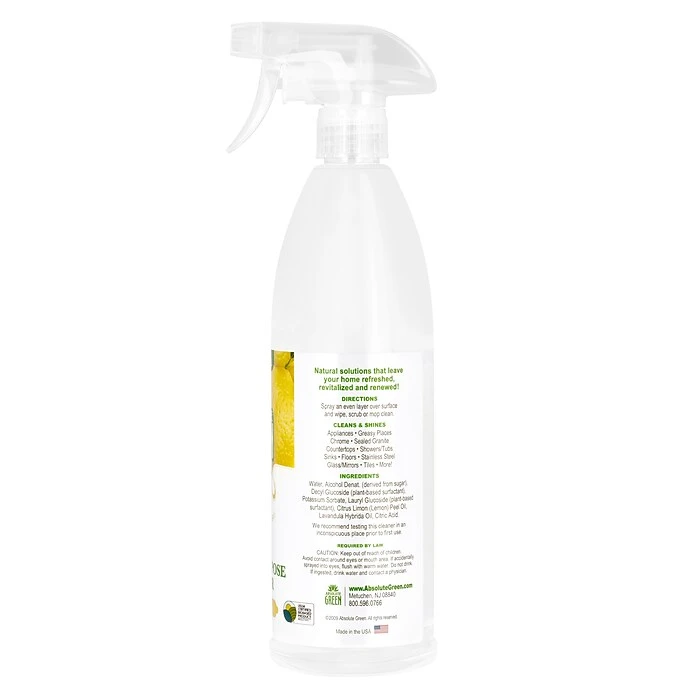 Absolute Green Natural Multipurpose Cleaner, Lemon, 6/Carton (AG2-ST-6) - Image 5