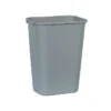 Rubbermaid Indoor Trash Can W/ No Lid, Gray Plastic, 10.25 Gal. (FG295700GRAY)