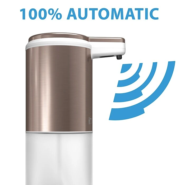 ITouchless Ultraclean Automatic Hand Soap Dispenser, 325 ML, Rose Gold (SFD002G) - Image 2