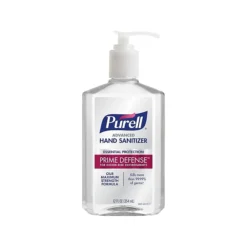Purell Prime Defense Advanced 85% Alcohol Gel Hand Sanitizer, 12 Fl Oz Pump Bottle (3699-12)
