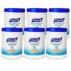 Purell Hand Sanitizing Wipes, Fresh Citrus Scent, 270 Wipes/Carton, 6/Cartons (9113-06)