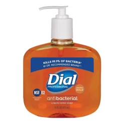 Dial Liquid Hand Soap, 16 Oz. Pump Bottle, Each (DIA80790)