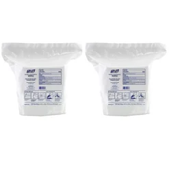 PURELL Hand Sanitizing Wipes Refill For PURELL High Capacity Wall And Floor Stand Wipes Dispenser, 1200/Wipes, 2/Pack (9118-02)