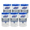 Purell Professional Disinfecting Wipes, Fresh Citrus Scent, 110 Wipes/Container, 6/Carton (9342-06)