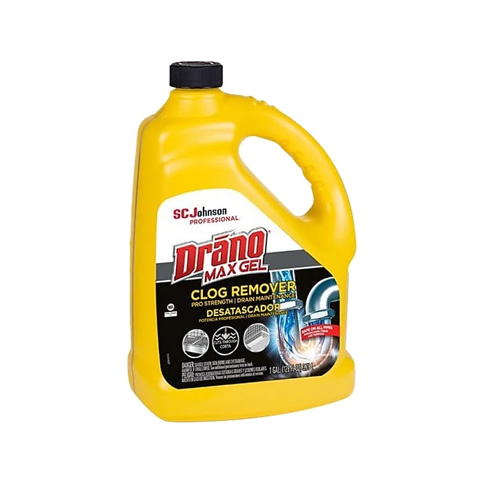 Drano Max Gel Clog Remover Drain Cleaner, 1 Gal. (696642EA) - Image 2