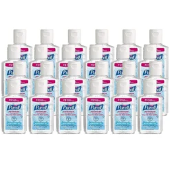 PURELL Advanced Gel Hand Sanitizer Flip Cap, 2 Oz., 24/Carton (9605-24)
