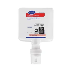 Diversey Soft Care Impact Liquid Hand Sanitizer For IntelliCare Dispensers, 1.2 L Cartridge, 6/Carton (100907871)