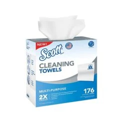 Scott Paper Cleaning Towels, White, 176/Pack (53892)