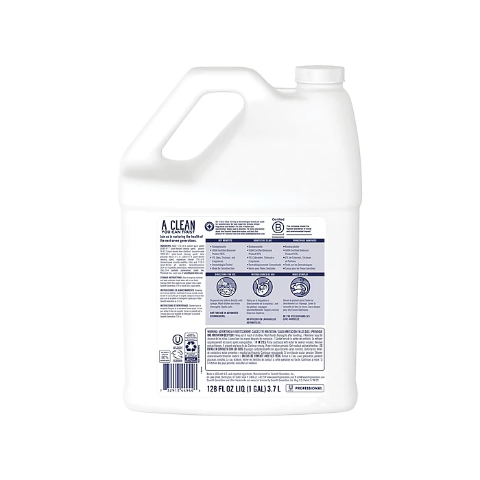 Seventh Generation Professional Liquid Dish Soap, 128 Oz., 1 Gal., 2/Carton (SEV44944) - Image 2