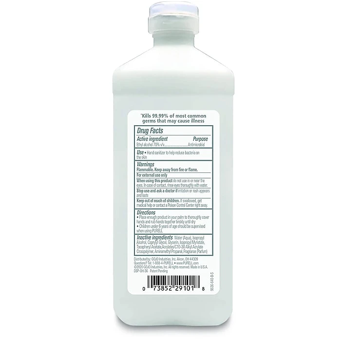 PURELL Advanced Instant Hand Sanitizer, 16 Oz Pump Bottle (9636-12-P EA) - Image 2