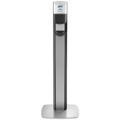 Purell ES 6 Automatic Floor Stand Hand Sanitizer Dispenser, Silver/Graphite (7316-DS-SLV)