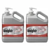GOJO Gel Pumice Hand Cleaner, Cherry Fragrance, 1 Gallon Hand Cleaner With Pumice Pump Bottle, 2/Pack (2358-02)