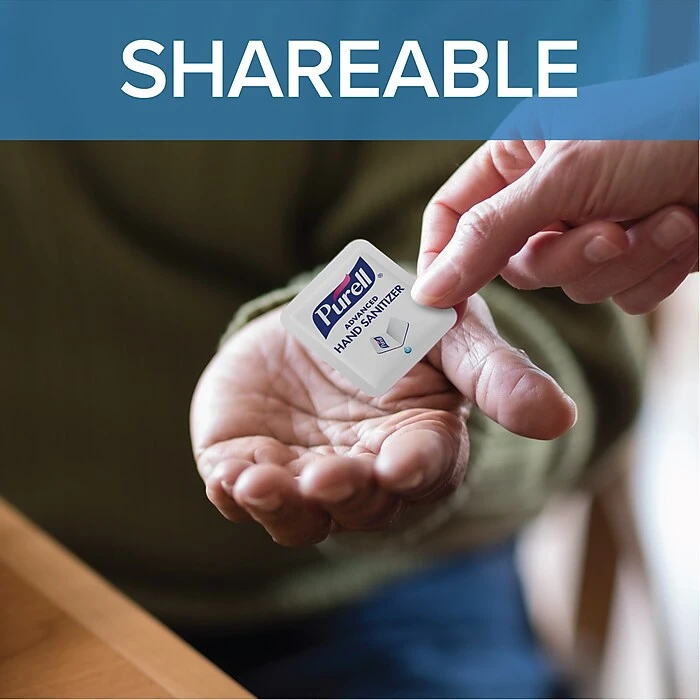 PURELL SINGLES® Advanced Hand Sanitizer Single-Use Packets, 125/Box (9630-12-125CTNS) - Image 6