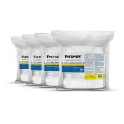 Everwipe Disinfecting Wipes Plus Refill, Lemon Scent, 800 Wipes/Container, 4/Carton (10100)