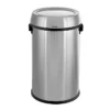 Alpine Industries Commercial Trash Can With Swing Lid, Stainless Steel, 17 Gallon (470-65L-1)