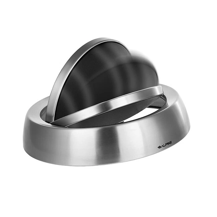 Alpine Industries Commercial Trash Can With Swing Lid, Stainless Steel, 17 Gallon (470-65L-1) - Image 7