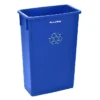 Alpine Industries Trash Can, 23 Gallon, Blue (477-R-BLU)