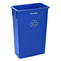 Alpine Industries Trash Can, 23 Gallon, Blue (477-R-BLU)